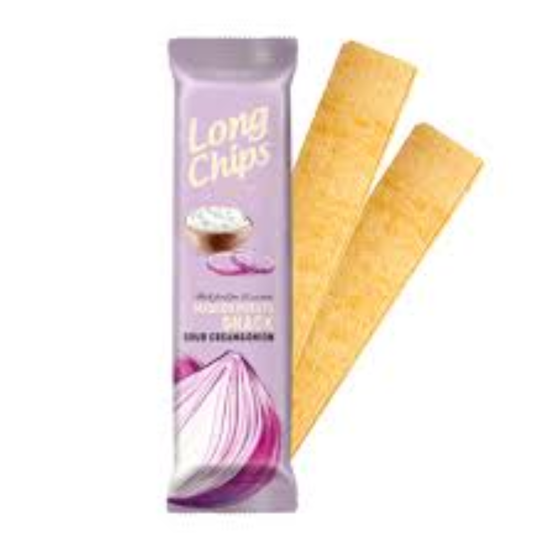 LONG CHIPS SOUR CREAM N ONION 75G